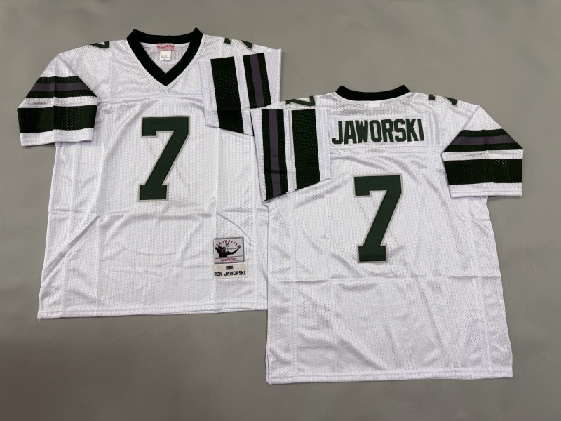 Men 2025 Philadelphia Eagles #7 Jaworski white Throwback Limited NFL Jersey style 002->philadelphia eagles->NFL Jersey